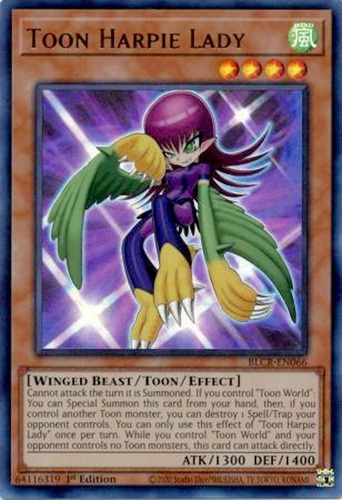 Dama Arpia/ Harpie Lady Toon Ultra Raro Yugioh! Tcg Original