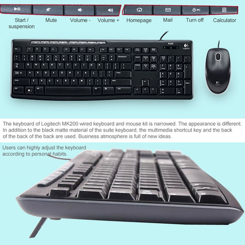 Wired Keyboard Mouse Set