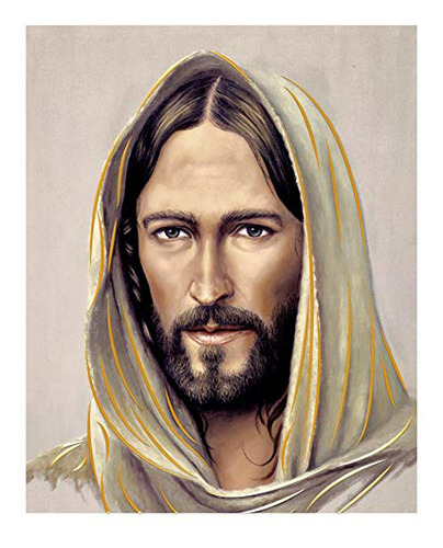 Cara De Jesucristo (8  X 10 ) - Póster Con Impresión De Arte