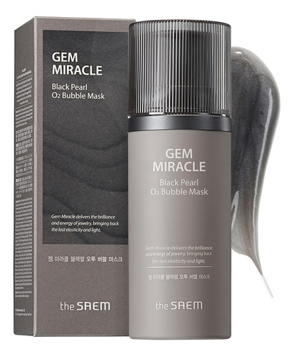 Thesaem Gem Miracle Black Pearl O2 Bubble Mask - Mascara Cor