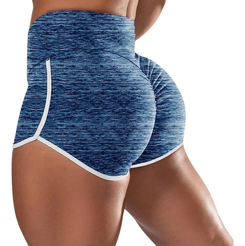 Mujeres Pantalones Cortos De Yoga Cintura Alta Bodycon Runni