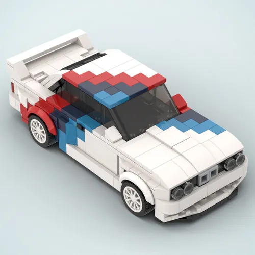 Moc Building Blocks, Tema De Coche De Carreras Bmw M3 E30 Dt