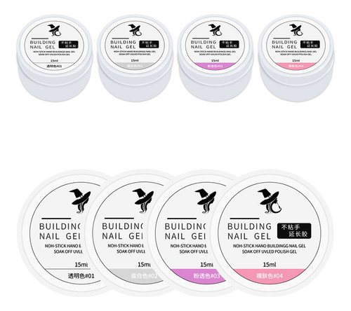 Gel De Construcción Uv Uñas Acrilico Ofn 12pcs