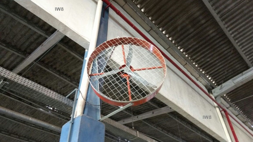 Imagem 5 de 5 de Ventilador Tufão De Parede Grande 100cm Alta Potência
