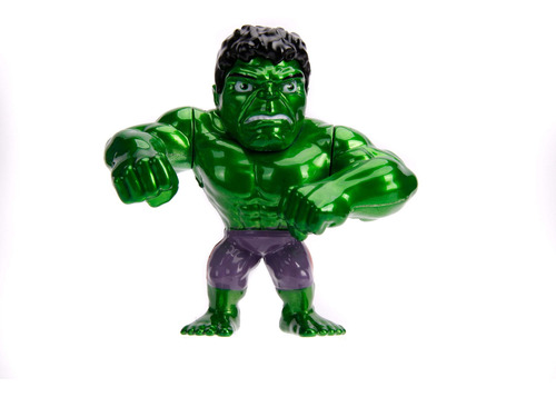 Figura De Acción 4'' Hulk Fundido A Presión Marvel