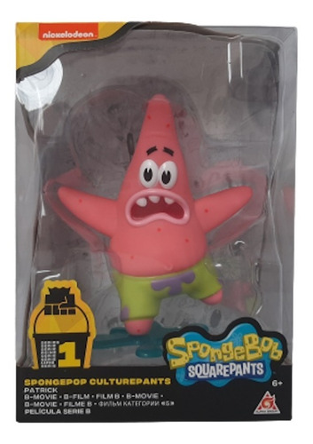 Figura Bob Esponja Patrick Estrela B-movie Da Mattel Gmx10