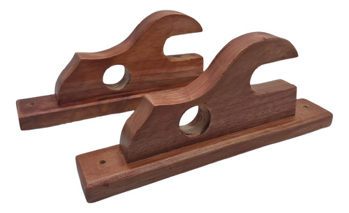 Juego De Cortineros Madera Cedro Natural Barnizado 2pz Modelo 3 Cedro Natural Barnizado Antipolilla