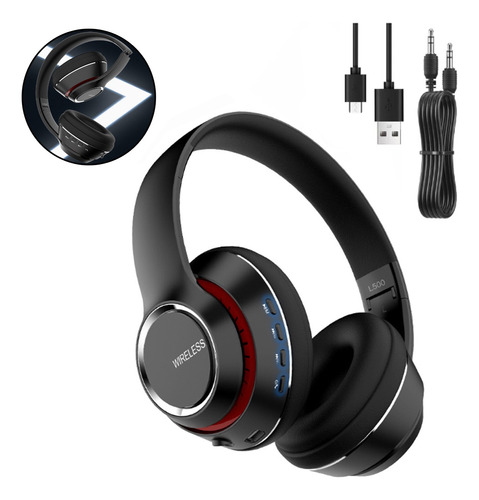 Audifonos De Diadema Bluetooth 5.0 Auriculares Plegable 10m