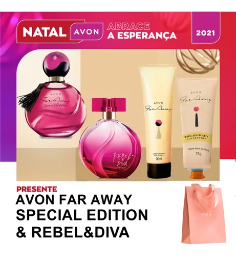 Duo Avon Far Away Special Edition Rebel Diva