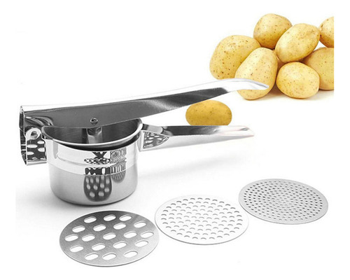 Prensador De Patatas De Acero Inoxidable Prensa Y Triturador