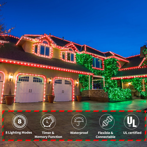 Cuerda De Luces Led 15 Metros 360 Luces Impermeable Decoraci