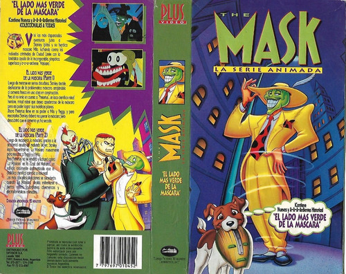 La Mascara The Mask Dibujos Animados 3 Vhs Español Latino