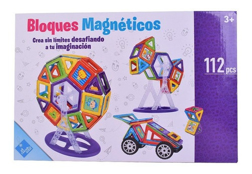 Bloques Magnéticos 112 Piezas El Duende Azul 7430 