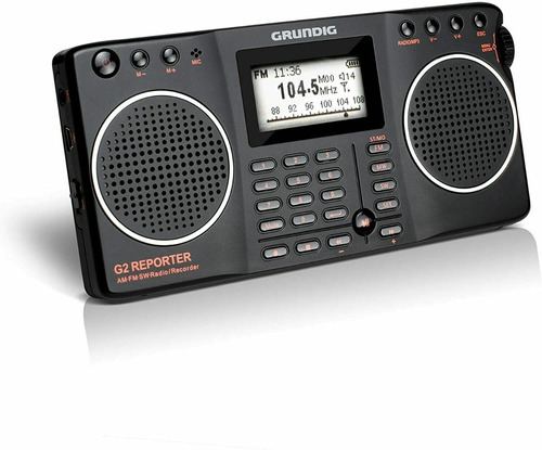 Grabadora Digital Grundig Eton  Radio Multibanda Am Fm Sw 