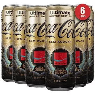 6 Und Coca-cola Sem Açúcar League Of Legends Edition- 310ml