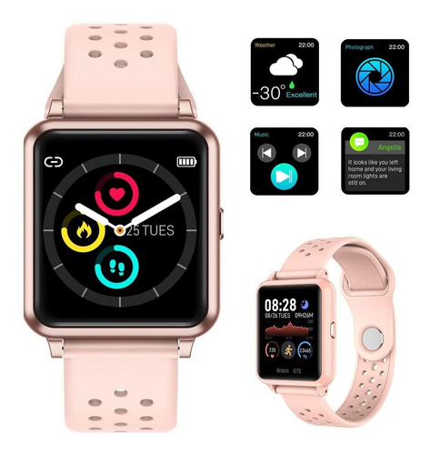 Pulsera Deportiva Smartwatch, Reloj Inteligente Bluetooth, I