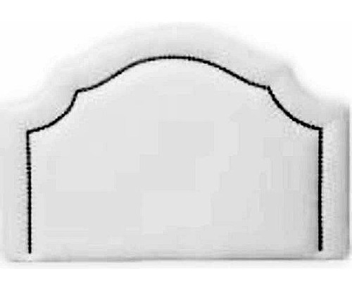 Cabeceira Estofada Captone Design Branca Solteiro 90x60 Cm