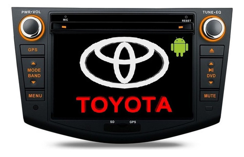 Toyota Rav4 2006-2012 Android 10 Dvd Gps Carplay Bluetooth