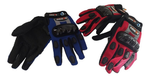 Guantes Para Moto Dedo Largo Protección Nudillos Palma Pro