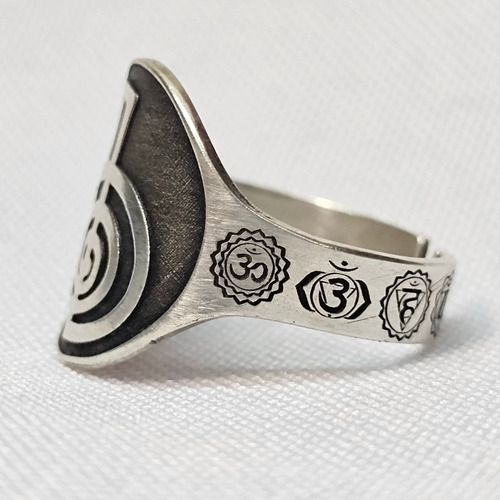 Anillo Chokurei Siete Chakras En Plata 925 Regulable Plata 925 B: Mediano Regulable