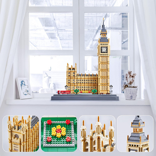 Klmei Real Big Ben Micro Juego De Bloques De Construcción De