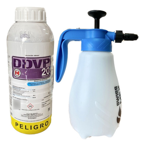 Ddvp 20 1 Lt Insecticida + 1 Aspersor Swissmex 1.5 Lt