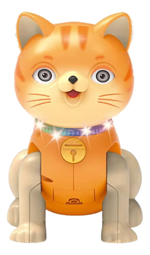 Gatinho Eletronico Anda Com Musica Brinquedo Dia Das Criança