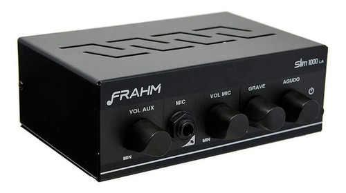 Amplificador Receiver Para Som Ambiente Frahm Slim 1000 G2