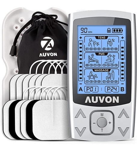 Auvon Unidad Tens Ems Estimulador Muscular Electrofisico 