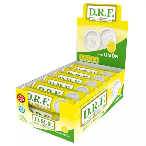 Pastillas Drf Limon Caja X12 Unidades Sin Tacc - Delipop