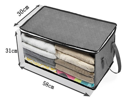 Caja Organizadora De Colchas L82pcs, Plegable, Portátil, Api