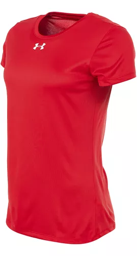 Remera Under Armour Entrenamiento Mujer Roja Solo Deportes