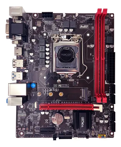 comprar Placa Mãe H310m Ddr4 Lga1151 Nvme Rede 1000 Cor Preto