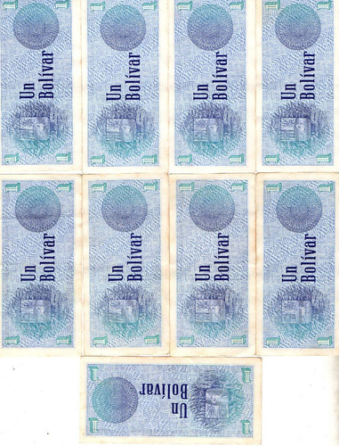 Billete 1 Bolivar  Venezuela 1989 Tinoquito Lote4 X Precio 