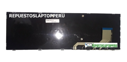 Te000303 Teclado Para Laptop Lenovo 100-15iby  Negro C/frame