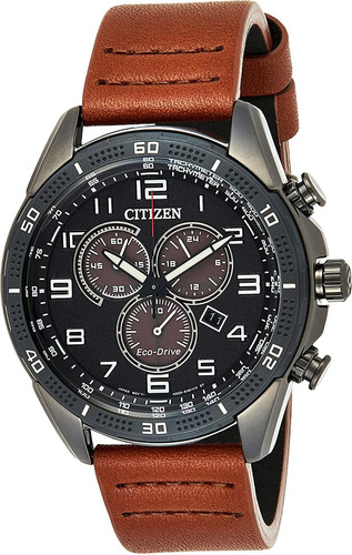 Eco-drive Weekender Reloj Cronógrafo Para Hombre En Acero In