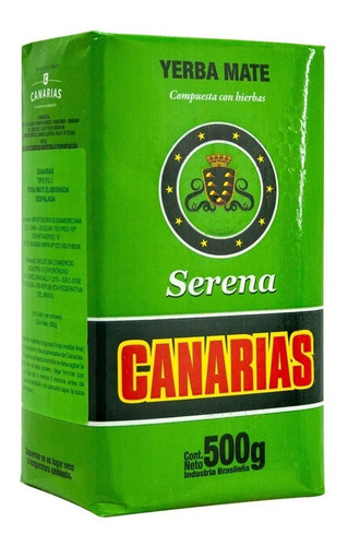 Imagen 2 de 3 de Yerba Mate Canarias Serena 500 Gr Medio Kilo