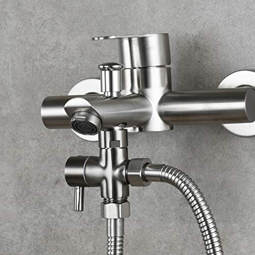 Válvula De Control De Flujo De Ducha G1/2puLG 3 Vías Latón,