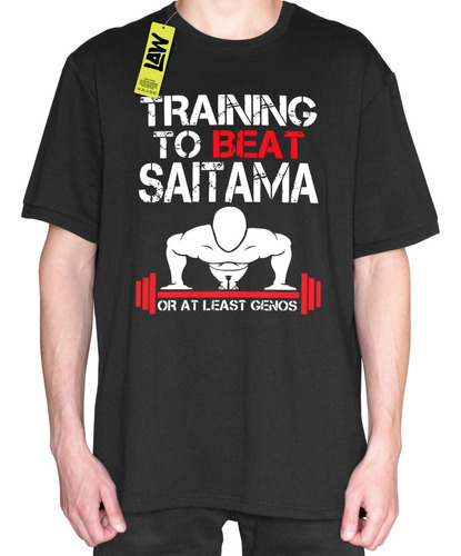 Remera Training To Beat Saitama - Anime - Unisex