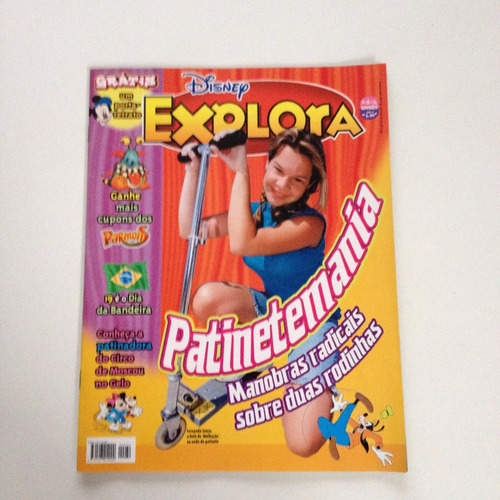 Revista Disney Explora Patinetemania Fernanda Souza  R559