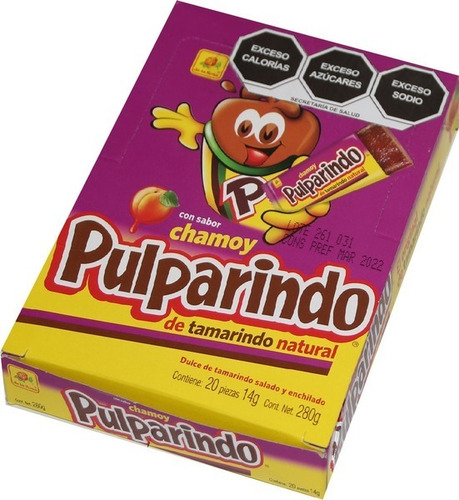 Pulparindo Sabor Chamoy - g a $8