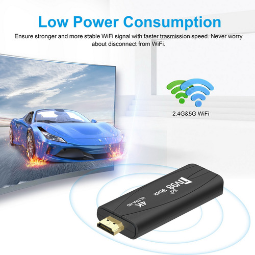 Tv Stick Android 4k Tv98 2gb + 16gb Smart Tv Box Wifi 5g