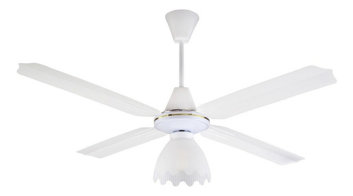 Ventilador de techo Axel AX-VT4PL blanco con 4 palas de metal, 1.2 m de diámetro 220 V