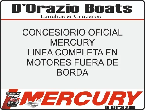 Motor Fuera De Borda Mercury 60 Hp 4 Tiempos Ct Full Dorazio