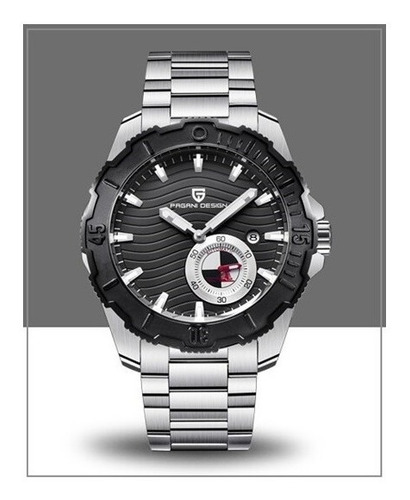 Relógio Pulseira De Aço Automático Pagani Design Pd 1636