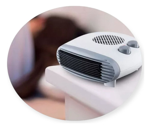 Termo Ventilador Calefactor 2000w Calentador Horizontal