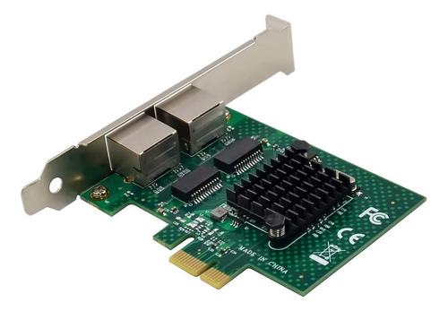 Adaptador De Servidor Pcie Gigabit Ethernet De Doble Puerto
