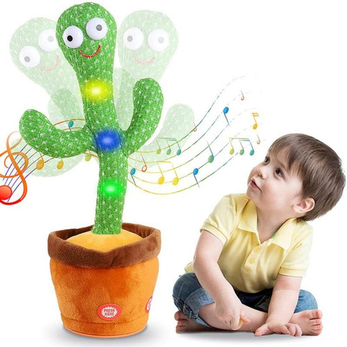 Caquito Repete A Fala, Dança E Toca Música Bluetooth Led