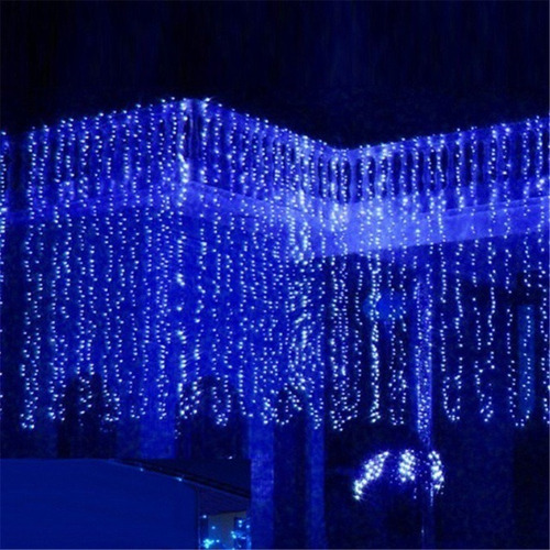 Lluvia De Luces 640 Led 3 X 3 Mts  Navidad  Decoracion