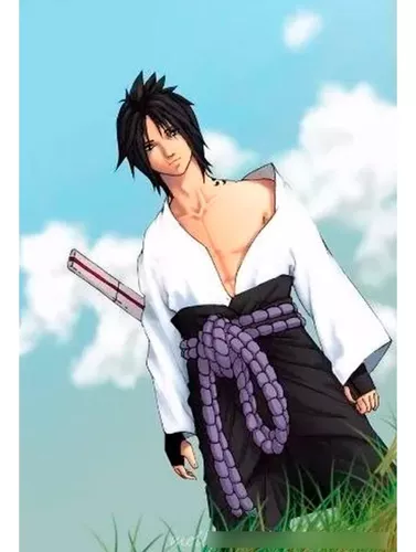 Espada Katana Sasuke Uchicha e Naruto Série Naruto Shippuden Cosplay Anime